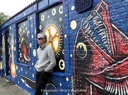 Trinity Buoy Wharf Mural in London 2012(Detail)
